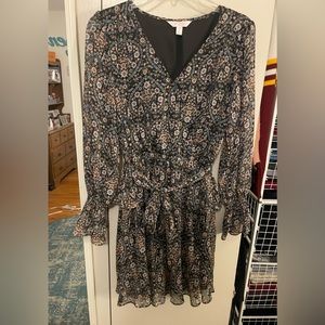 Lauren Conrad long sleeve multicolor floral dress
